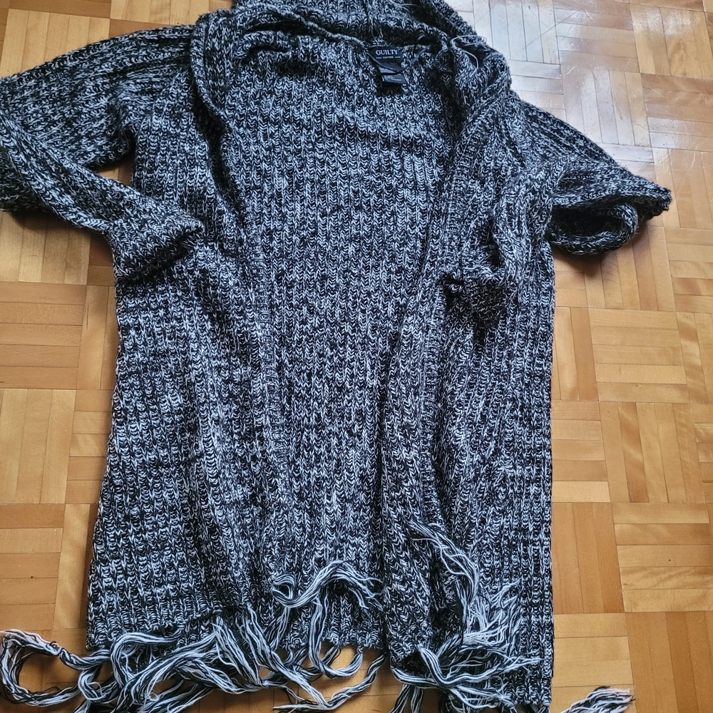 Black and White Women's Vest